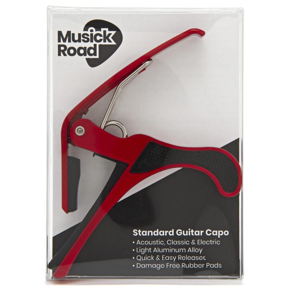 Musick Road Standard Guitar Capo in Glossy Red