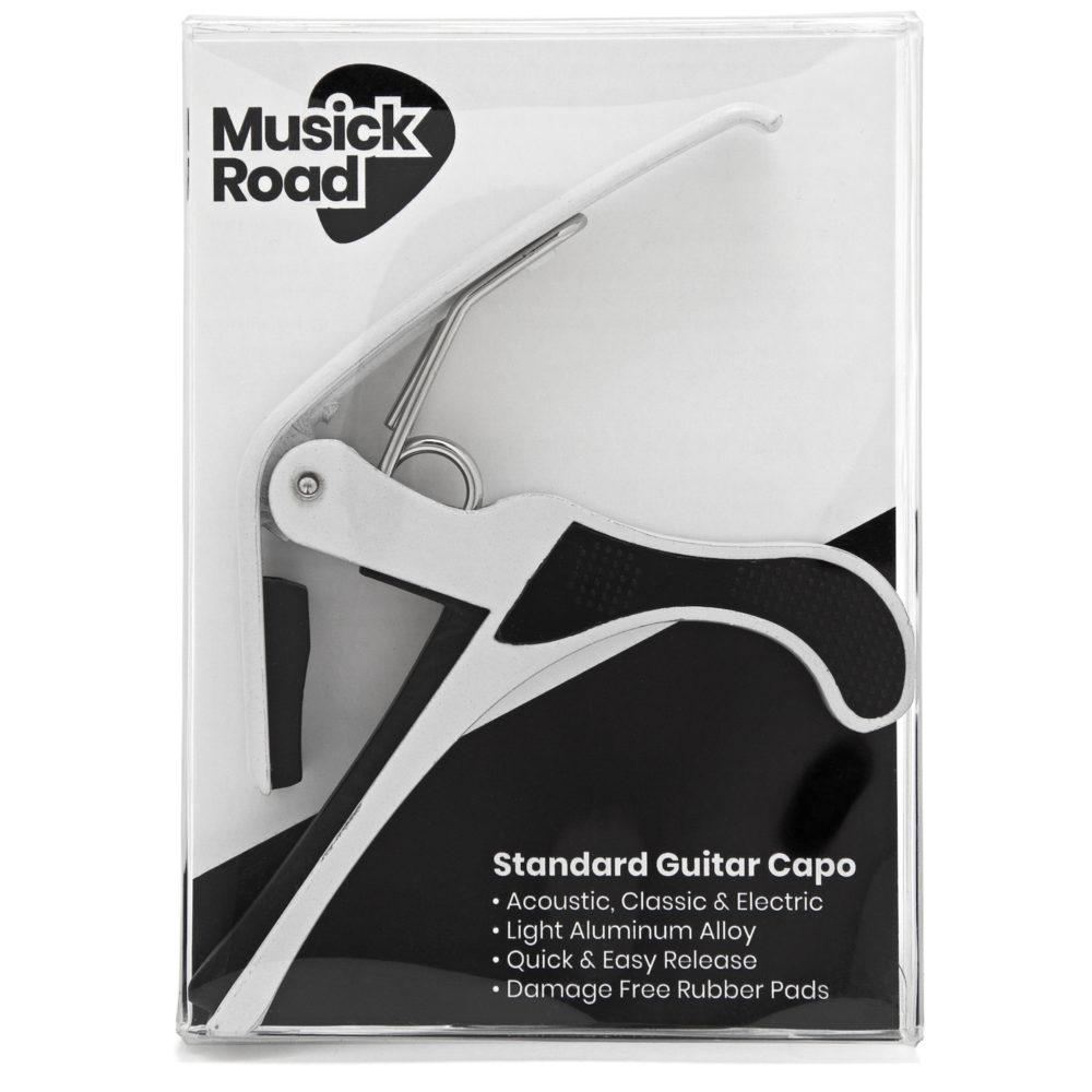 Musick Road Standard Guitar Capo in Glossy White