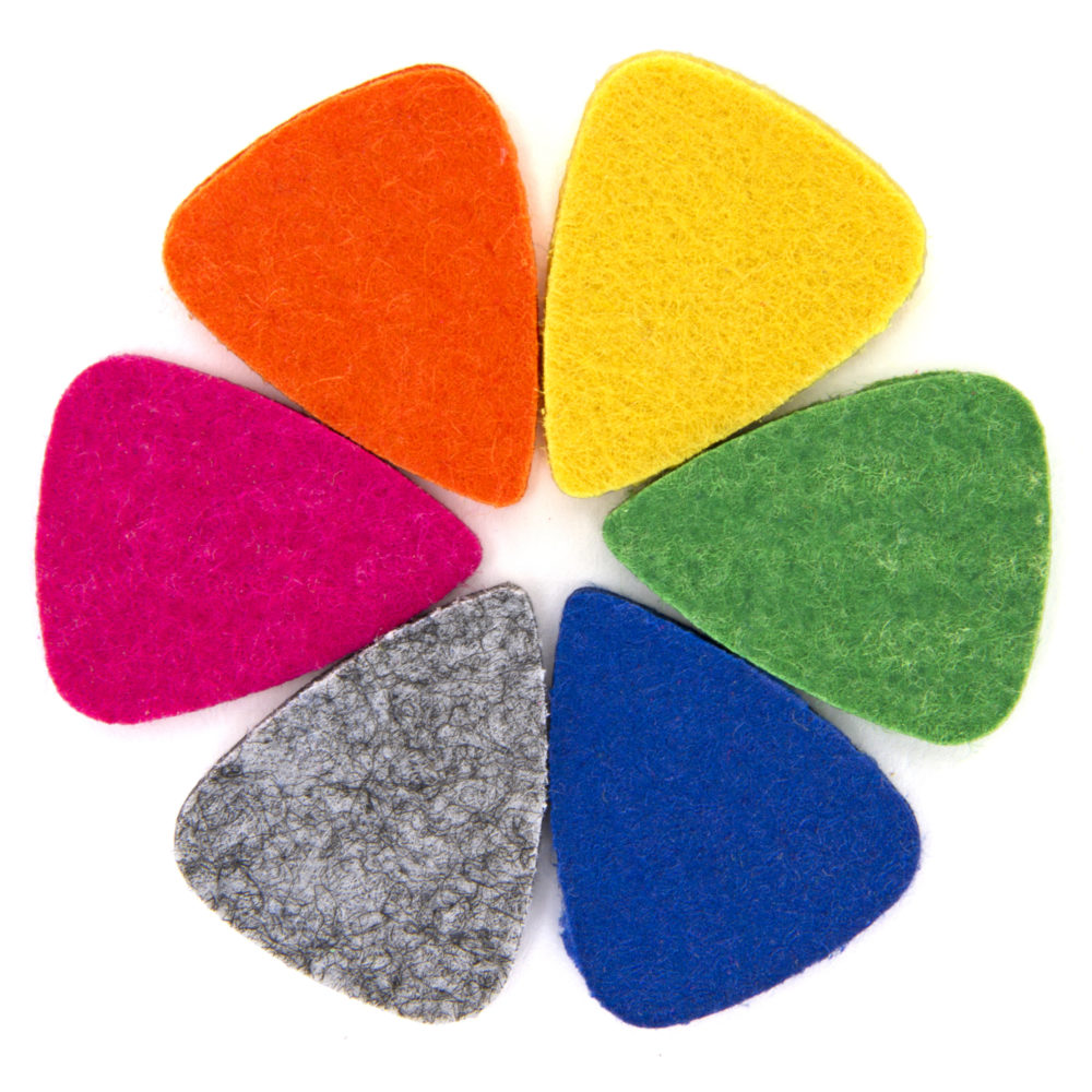 Circle of Musick Road Ukulele Felt Picks 6 pack Circle of Musick Road Ukulele Felt Picks 6 pack